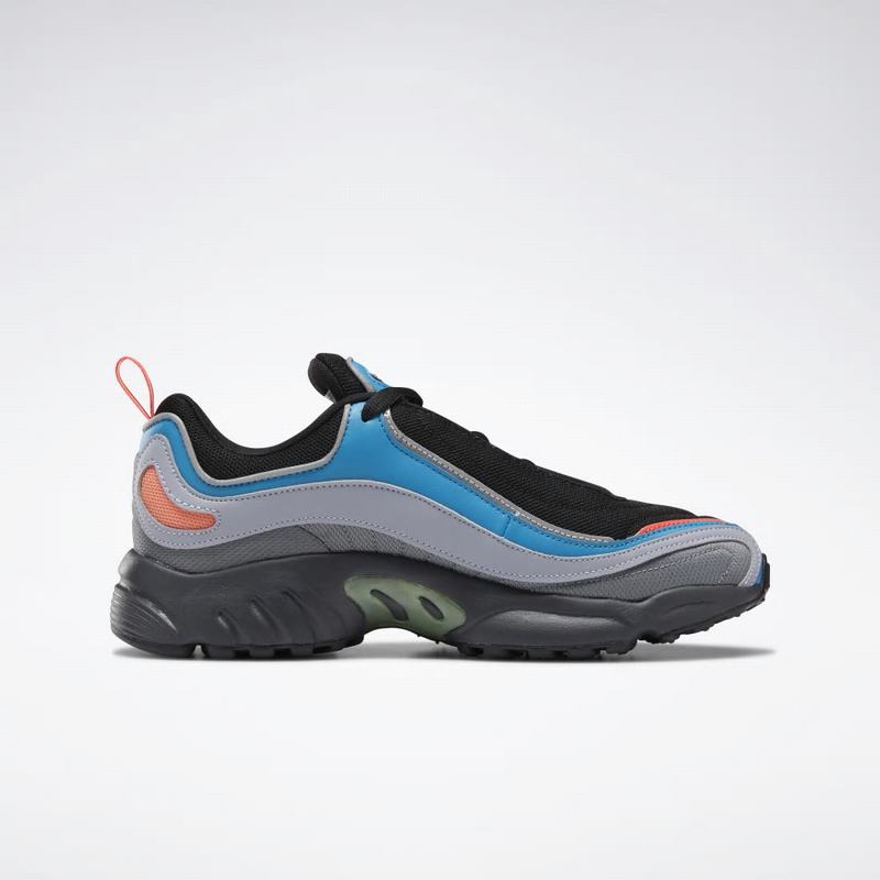 Tenisi Reebok Daytona Dmx Barbati Negrii/Albastri/Gri Romania YH8691FD
